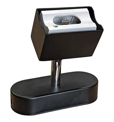 S14d-sockel i svart metall - Flexibel, för S14d-ljuskällor