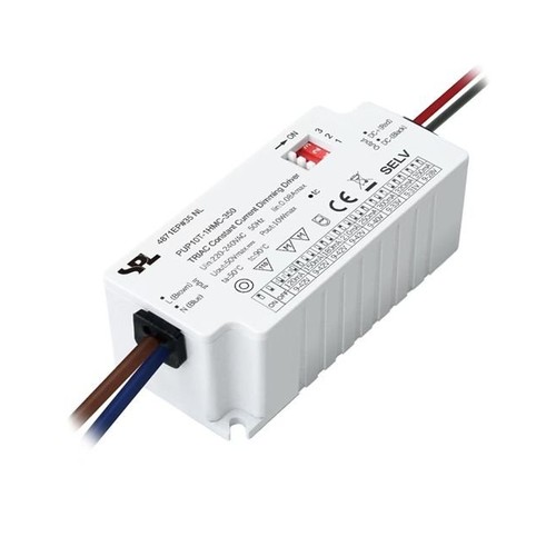 10W / 120-350mA dimbar LED-driver - 9-42V, Triac, konstant ström