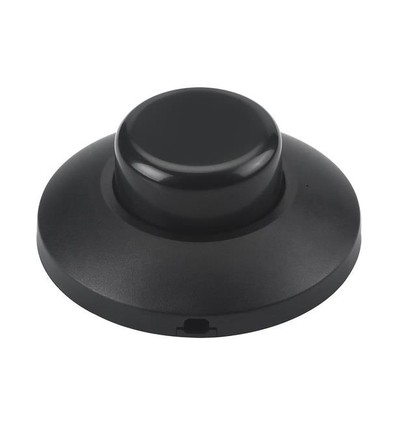 Golvdimmer för LED, 0-75W - Bakkantsstyrning, svart