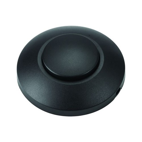 Golvdimmer för LED, 0-100W - Push-dimmer, bakkantsstyrning, svart