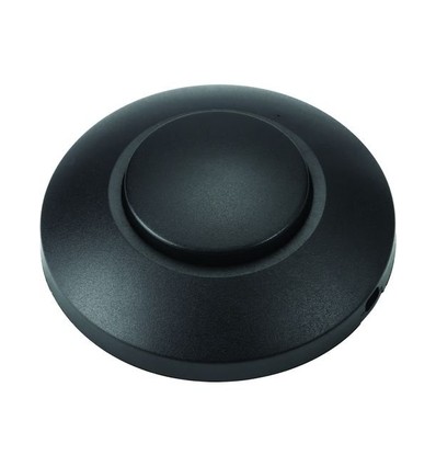 Golvdimmer för LED, 0-100W - Push-dimmer, bakkantsstyrning, svart