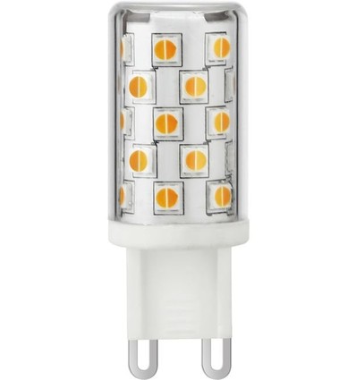 G9 4W dimbar LED-lampa - DimToWarm, 2200-3000K, 360lm, 4,9cm, klart glas