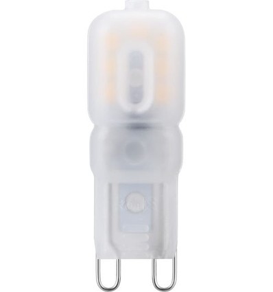 G9 2W LED-lampa - 220lm, 4000K, matt glas