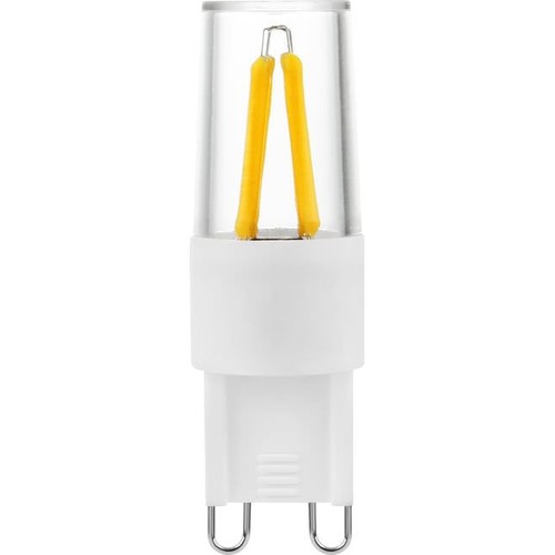 G9 2W dimbar LED-lampa - Filament, 5,2cm, 2700K, klart glas