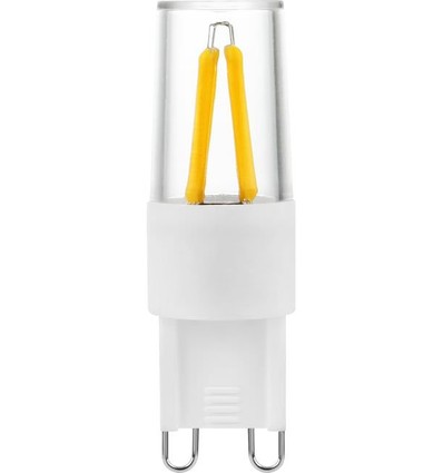 G9 2W dimbar LED-lampa - Filament, 5,2cm, 2700K, klart glas