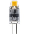 G4 1W COB LED-lampa, 12V - 100lm, dimbar, 2700K, klart glas
