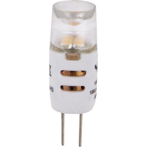 G4 1W LED-lampa, 12V - 100lm, dimbar, klart glas, 2700K