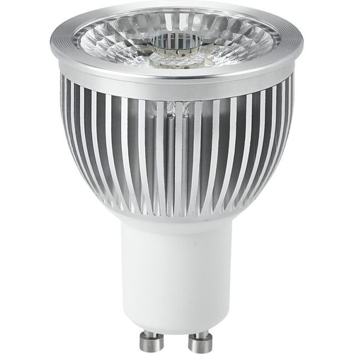 GU10 5W dimbar LED-lampa - 450lm, 2700K, 38°, silverkant