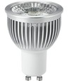 GU10 5W dimbar LED-lampa - 450lm, 2700K, 38°, silverkant