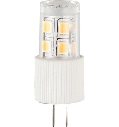G4 2W dimbar LED-lampa, 12V - 200lm, T14.6, varmvit, klart glas
