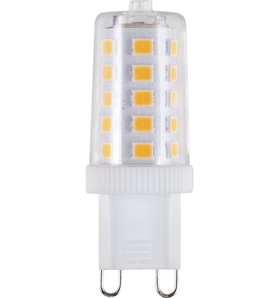 G9 3W LED-lampa - 320lm, 5cm, klart glas, 2700K