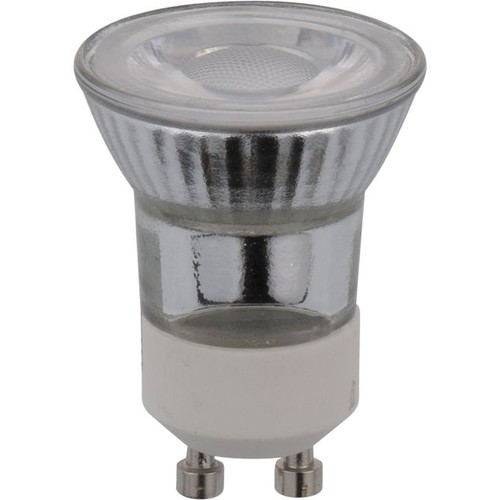 Mini GU10 MR11 3W dimbar LED-lampa - 200lm, 40°, glas, varmvit
