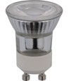 Mini GU10 MR11 3W dimbar LED-lampa - 200lm, 40°, glas, varmvit