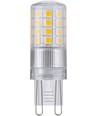 G9 4W LED-lampa - 3-stegs dimbar, 470lm, 5,5cm, klart glas