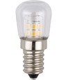 E14 2W LED kylskåpslampa - 5,1cm, klar, 2700K