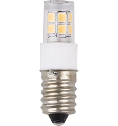 E14 2W LED-rörlampa - 4,7cm, 270lm, 2700K, klart glas
