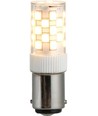 BA15d 3,5W LED-rör - 5,2cm, 380lm, klart glas, 3000K