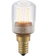 E14 2W dimbar LED vintage-lampa - 7cm, 2000K, klart glas, rörformad