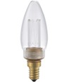E14 2,5W dimbar LED vintage-lampa - C35, 2000K, klart glas, 65lm