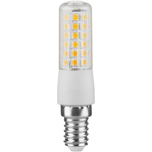 E14 7W dimbar LED-rörlampa - 8,2cm, 806lm, 2700K, klart glas