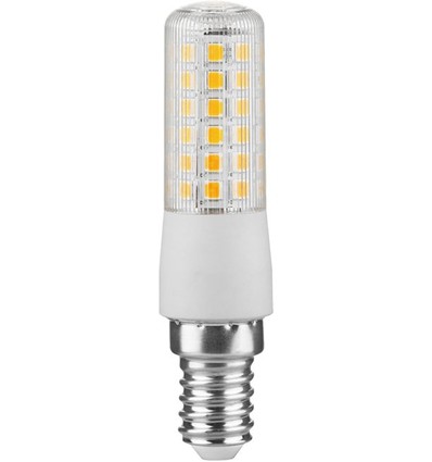 E14 7W dimbar LED-rörlampa - 8,2cm, 806lm, 2700K, klart glas