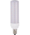 E14 10W LED-rörlampa, 11,8cm - 1050lm, dimbar, opalt glas