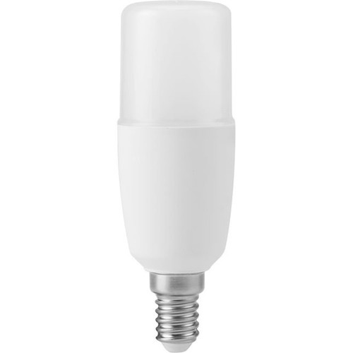 E14 7W LED-rörlampa, 10,8cm, 95-265V - 810lm, opalt glas
