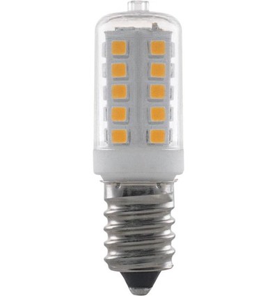 E14 3W LED-rörlampa - 5,1cm, 320lm, klart glas, 2700K