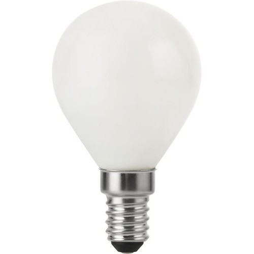 E14 4W DimToWarm LED-klotlampa - G45, opalt glas, dimbar, 2000-2700K