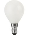 E14 4W DimToWarm LED-klotlampa - G45, opalt glas, dimbar, 2000-2700K