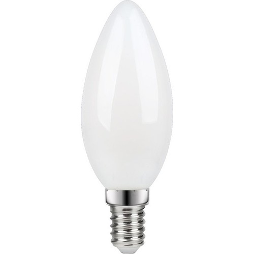 E14 3W dimbar LED-kronljuslampa - C35, matt glas, 2700K, filament