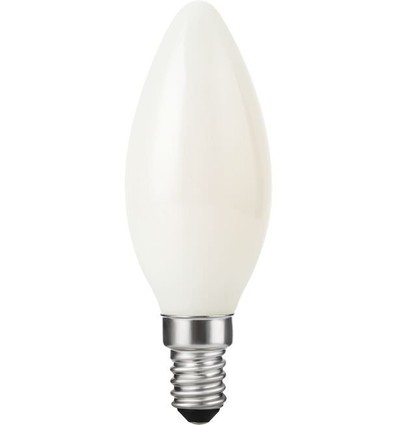 E14 4W dimbar LED kronljuslampa - DimToWarm, 2000-2700K, opalglas, filament
