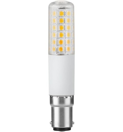 BA15d 8W dimbar LED-rörlampa - 9cm, 1055lm, 2700K, klart glas