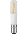 BA15d 8W dimbar LED-rörlampa - 9cm, 1055lm, 2700K, klart glas