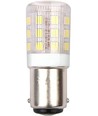 BA15d 3W LED-rörlampa, 10-24V - 4,5cm, 250lm, 3000K, klart glas
