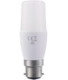 B22d 7W LED-lampa, 95-265V - 10,8cm, 640lm, opalt glas