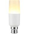 B22d 9W LED-lampa - 12,5cm, 95-265V, 1180lm, opalt glas, 3000K