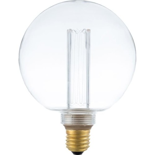 E27 3,5W dimbar LED-lampa - G125, Vintage Globe, 2000K, klart glas