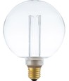 E27 3,5W dimbar LED-lampa - G125, Vintage Globe, 2000K, klart glas