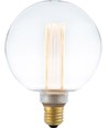 E27 3,5W dimbar LED-lampa - G125, Vintage Globe, 2000K, klart glas