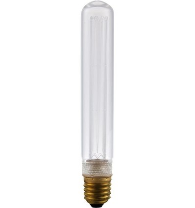E27 2,5W dimbar LED vintage-lampa - 18,5cm, 2000K, klart glas, Tube