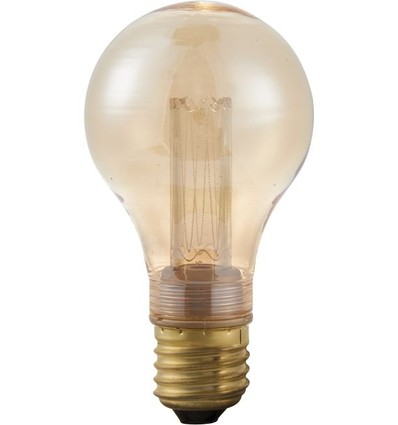 E27 2,5W dimbar LED vintagepärla - A60, 1800K, guldglas, 65lm