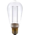 E27 3,5W dimbar LED Vintage-lampa - ST64, 2000K, Rustika, klart glas