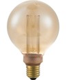 E27 3,5W dimbar LED vintage-lampa - G95 Globe, 1800K, guldglas, 100lm