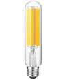 E27 21W LED HID Filamentlampa - 3600lm, 17cm, klart glas, 2700K