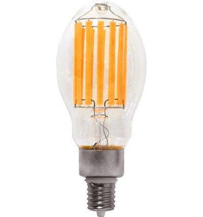 E40 65W LED-lampa - 120-277V, 12025lm, ED120, klart glas, 3000K