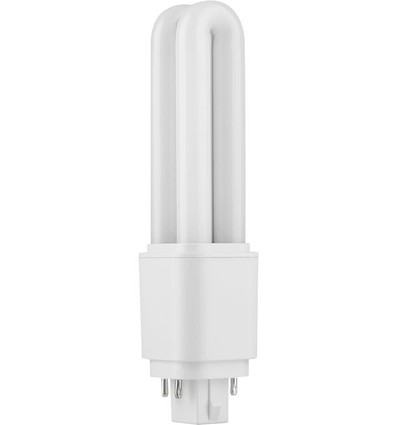 14,3cm / 6W G24q LED-lampa - 880lm, 4000K, opalglas, 4-pin