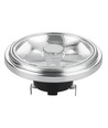 G53 AR111 12W LED-lampa, 12V - 10°, dimbar, 2700K, grå, AC/DC