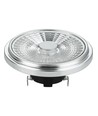 G53 AR111 12W LED-lampa, 12V - 1000lm, 30°, dimbar, 2700K, grå