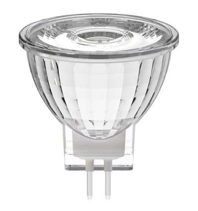 GU4 4,2W LED-lampa, 12V - MR11, 400lm, 36°, glas, varmvit